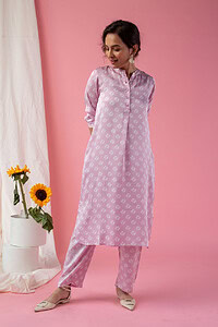 Image for Kusvaa Cood023 Pihu Modal Satin Co Ord Set Sitting New