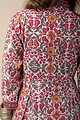 Image for Kusvaa De007 Shyla Cotton Block Print Dress Back