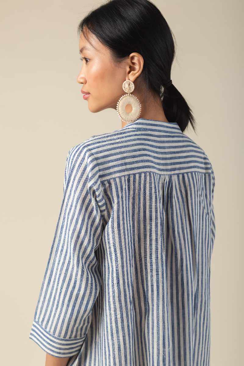 Image for Kusvaa Dr002 Umika Handloom Cotton Dress Back