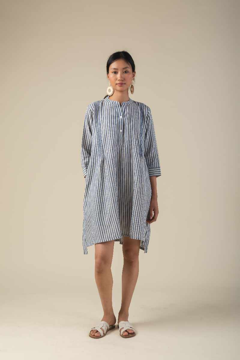 Image for Kusvaa Dr002 Umika Handloom Cotton Dress Front