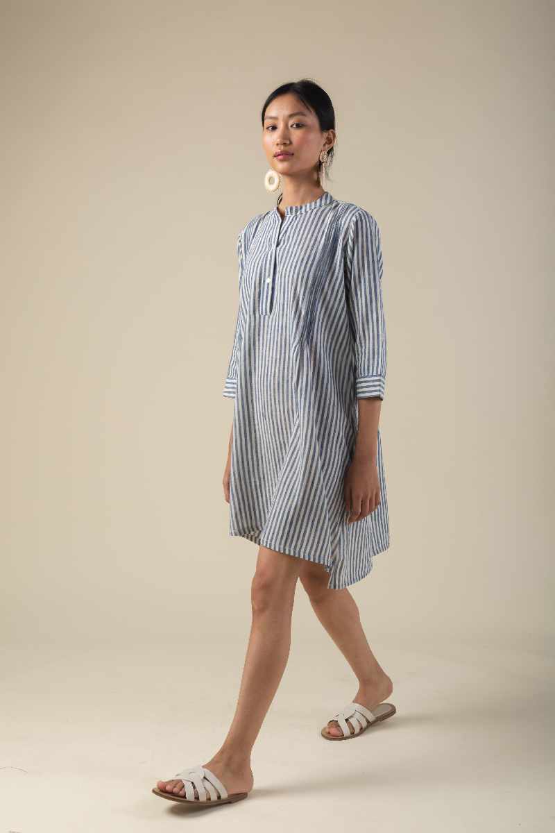 Image for Kusvaa Dr002 Umika Handloom Cotton Dress Pocket