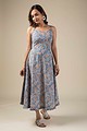 Image for Kusvaa Dr003 Saanvi Block Print Dress Closeup 2