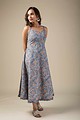 Image for Kusvaa Dr003 Saanvi Block Print Dress Side