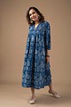 Image for Kusvaa Dr004 Akshara Block Print Dress Front
