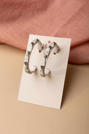 Image for Kusvaa Ern013 Sophia Boho Earrings Closeup 2