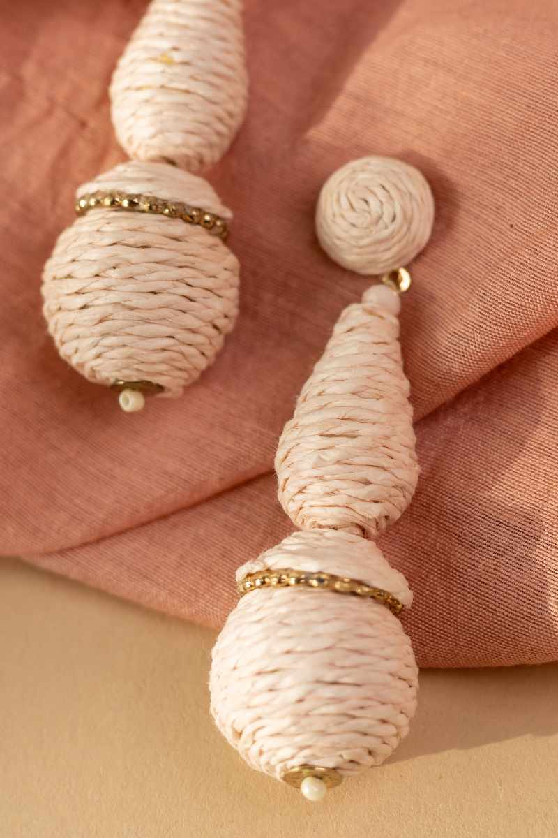 Image for Kusvaa Ern017 Sophia Boho Earrings Closeup
