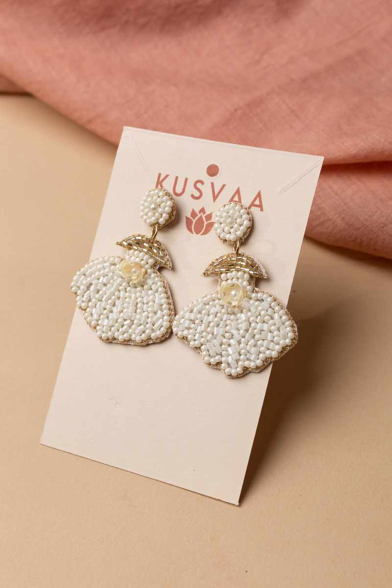 Image for Kusvaa Ern029 Sophia Boho Earrings Closeup 2