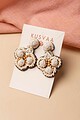 Image for Kusvaa Ern030 Sophia Boho Earrings Closeup 2