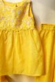 Image for Kusvaa Grw008 Abhaya Kota Doriya Girls Kurta Pant Set Closeup New