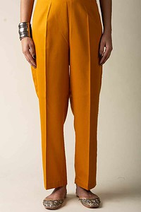 Image for Kusvaa Pnt004 Multi Color Cotton Satin Pant Mustard Featured