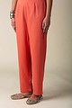 Image for Kusvaa Pnt004 Multi Color Cotton Satin Pant Peach Side