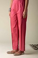 Image for Kusvaa Pnt004 Multi Color Cotton Silk Pant Rosepink Front