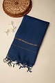 Image for Kusvaa Rndup53 Multi Color Kota Doria Dupatta Indigo Featured