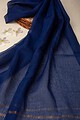 Image for Kusvaa Rndup53 Multi Color Kota Doria Dupatta Inkblue Side
