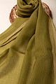 Image for Kusvaa Rndup53 Multi Color Kota Doria Dupatta Mehendi Green Closeup