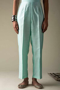 Image for Kusvaa Wkr009p Cotton Satin Palazzo With Pocket Closeup New