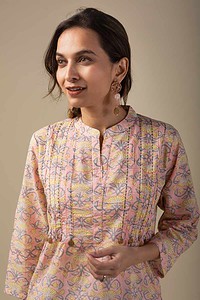 Image for Kusvaa Wkr010 Kaira Cotton Block Print Kurta Featured