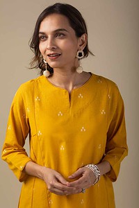 Image for Kusvaa Wkr011 Aarohi Handloom Cotton Kurta Featured