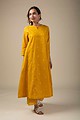 Image for Kusvaa Wkr011 Aarohi Handloom Cotton Kurta Side