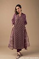 Image for Kusvaa Wkr013 Raati Cotton Handblock Kurta Side New