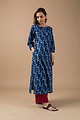 Image for Kusvaa Wkr017 Mukta Cotton Block Print Kurta Front