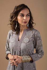 Image for Kusvaa Wkr019 Maheyi Cotton Block Print Kurta Featured