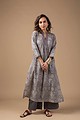 Image for Kusvaa Wkr019 Maheyi Cotton Block Print Kurta Front