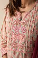 Image for Kusvaa Wkr022 Humera Cotton Block Print Kurta Side