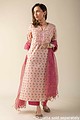 Image for Kusvaa Wkr022 Humera Cotton Block Print Kurta Sitting New