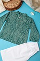 Image for Kusvaa Byw025 Krishan Cotton Boys Kurta Pant Set Closeup 2