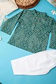 Image for Kusvaa Byw025 Krishan Cotton Boys Kurta Pant Set Closeup