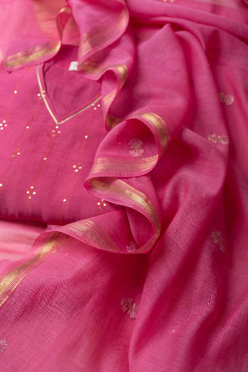 Image for Kusvaa Cood001dup Kashvi Chanderi Dupatta Featured