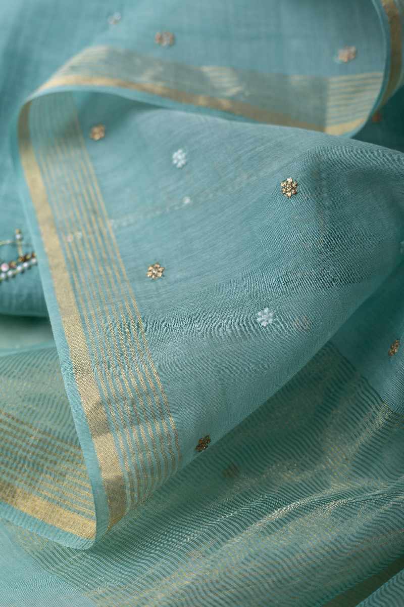 Image for Kusvaa Cood003dup 2 Jyotsna Chanderi Dupatta Front