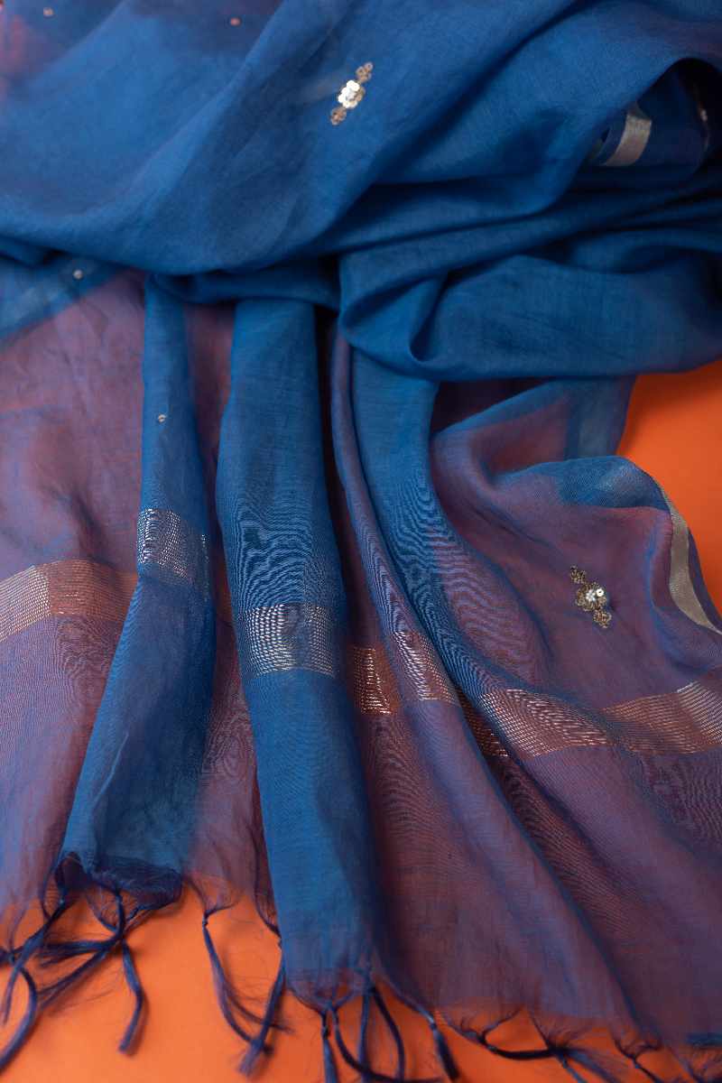 Image for Kusvaa Cood012dup Ruma Chanderi Dupatta Featured