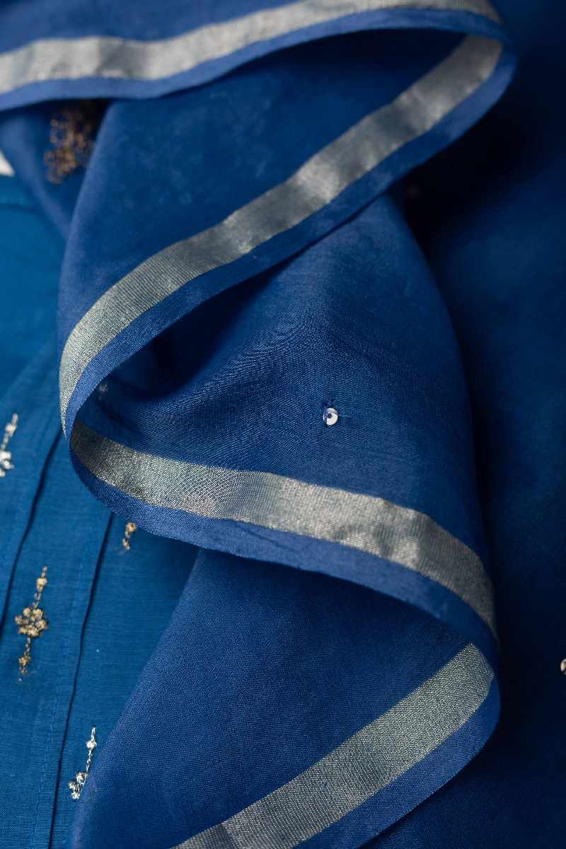Image for Kusvaa Cood012dup Ruma Chanderi Dupatta Front