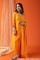 Image for Kusvaa Cood025 Vabyasri Chanderi Kurta Pant Set Sitting New