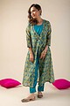 Image for Kusvaa Cood027 Keya Chanderi Co Ord Set Closeup