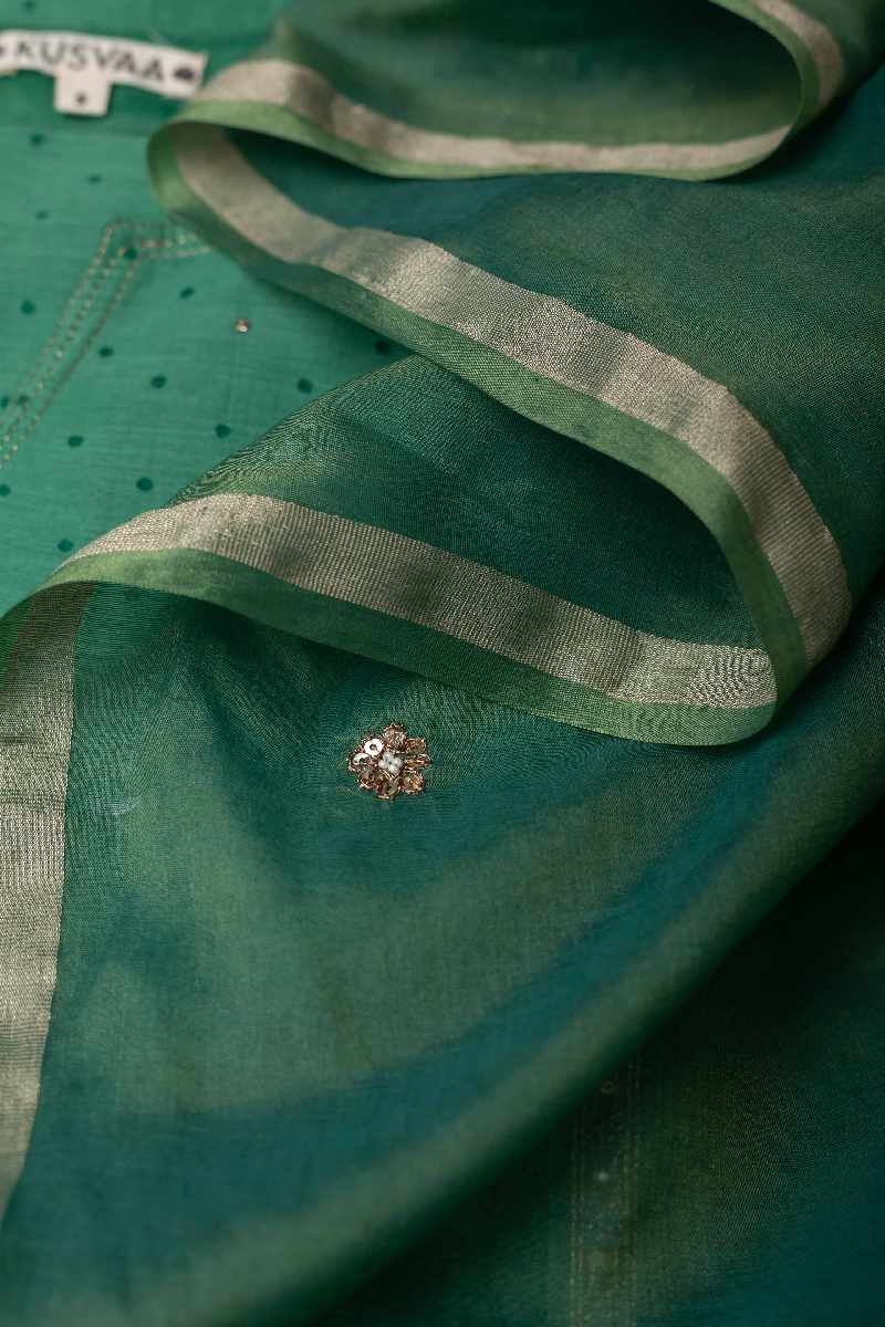 Image for Kusvaa Cood029dup Zarna Chanderi Dupatta Front