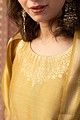 Image for Kusvaa Cood031 Sanika Silk Kurta Pant Set Closeup