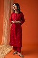 Image for Kusvaa Cood032 Grisha Chanderi Kurta Pant Set Front