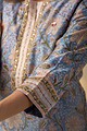 Image for Kusvaa Cood035 Jiyashree Chanderi Kurta Pant Set Closeup 2