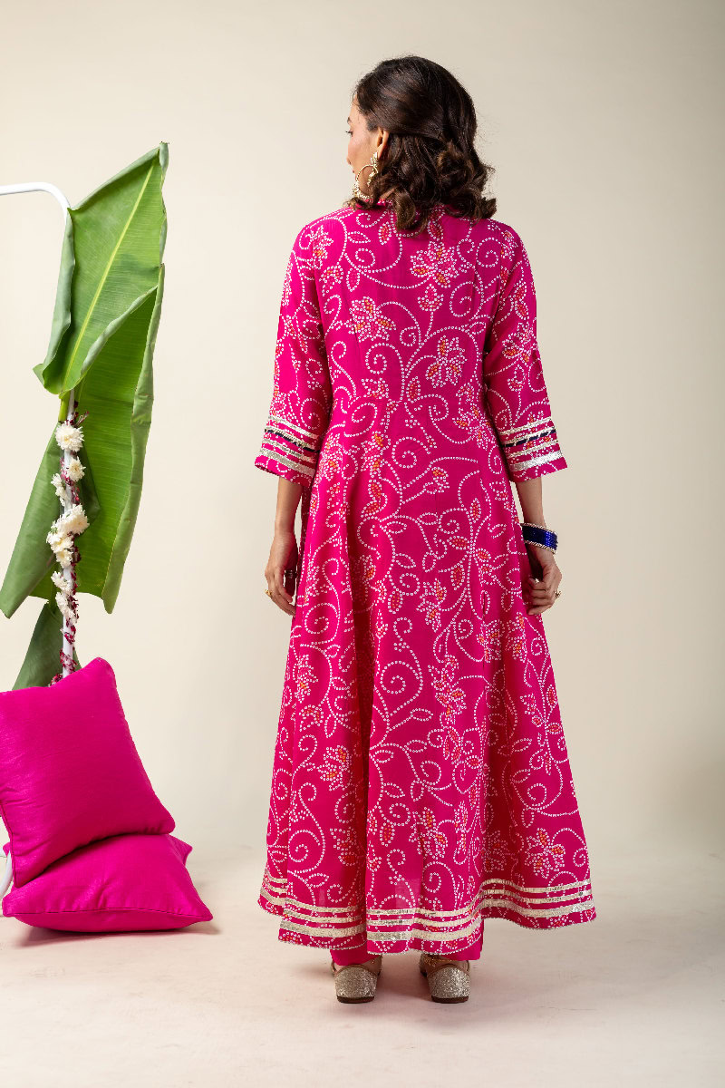 Image for Kusvaa Cood036 Shiradha Muslin Kurta Pant Set Closeup 5 New