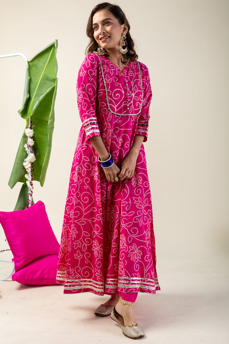 Image for Kusvaa Cood036 Shiradha Muslin Kurta Pant Set Closeup New