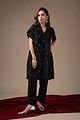 Image for Kusvaa Cood037 Utkarsha Cotton Silk Co Ord Set Sitting