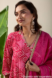 Image for Kusvaa Cood038 Maithaly Muslin Kurta Pant Set Featured New