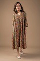 Image for Kusvaa Dr008 Visha Cotton Block Print Dress Back