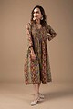 Image for Kusvaa Dr008 Visha Cotton Block Print Dress Pocket