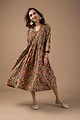 Image for Kusvaa Dr008 Visha Cotton Block Print Dress Sleeves