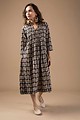 Image for Kusvaa Dr009 Yuvika Cotton Block Print Dress Closeup