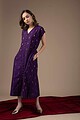 Image for Kusvaa Dr010 Yuhani Cotton Silk Dress Back